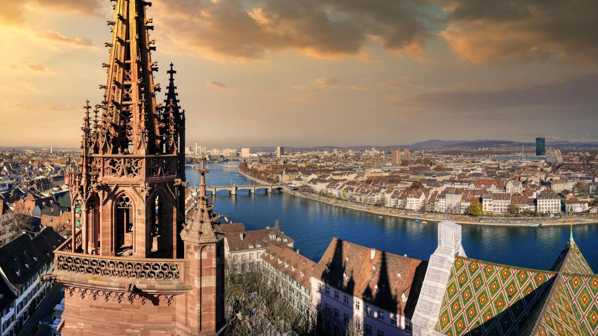 City Center Rooftop Studio With Oldtown View Basel Ngoại thất bức ảnh
